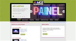 Desktop Screenshot of mc2paineis.com.br